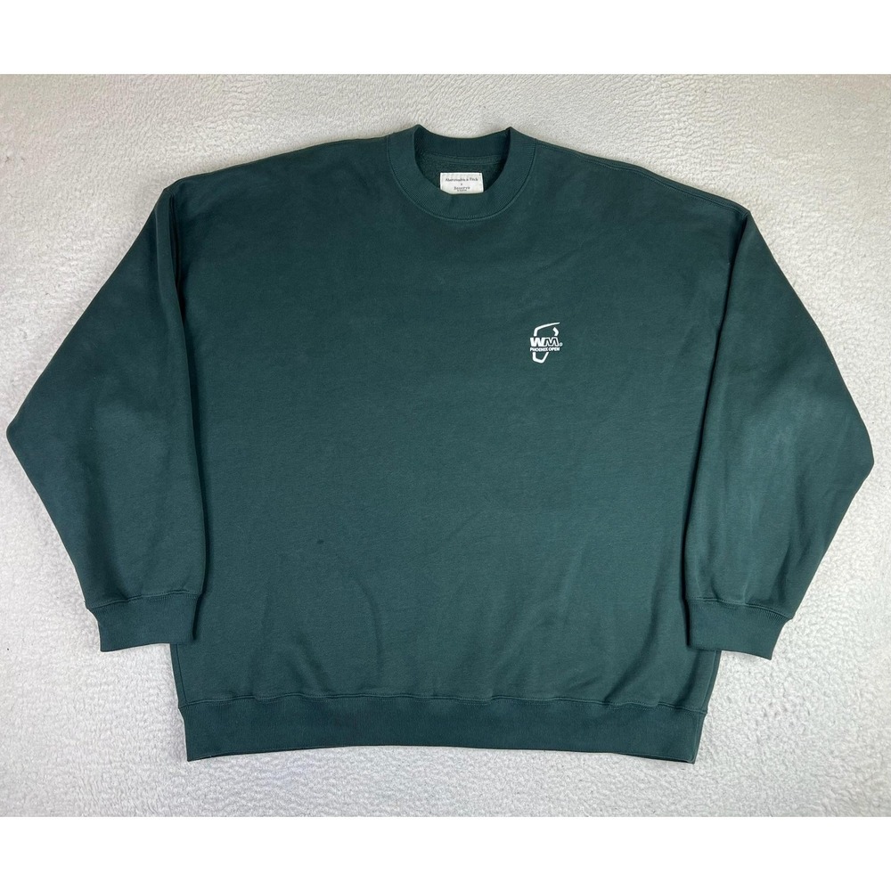 Abercrombie & Fitch WM Phoenix Open Golf Sweatshirt Mens 2XL‎ Green Blue 84